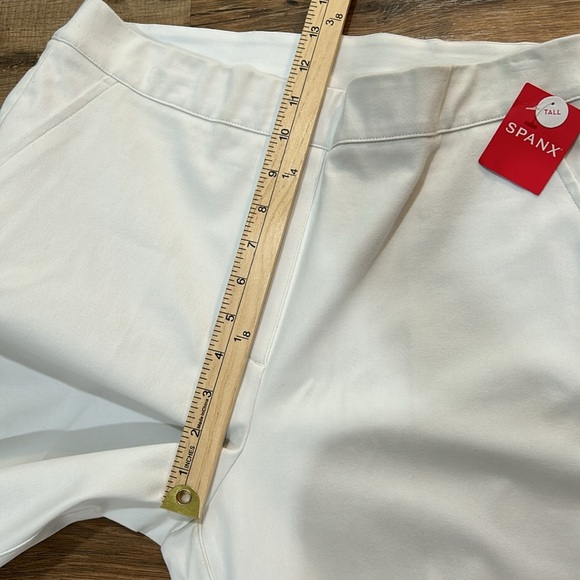 SPANX WOMENS KICK FLARE PANT SIZE LARGE TALL WHITE NEW - Picture 8 of 12